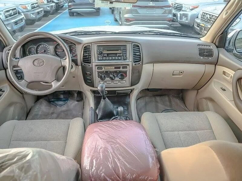 2007 Toyota Land Cruiser GX 4.5L 6 Cylinder Engine 2007 Manual Blue Beige