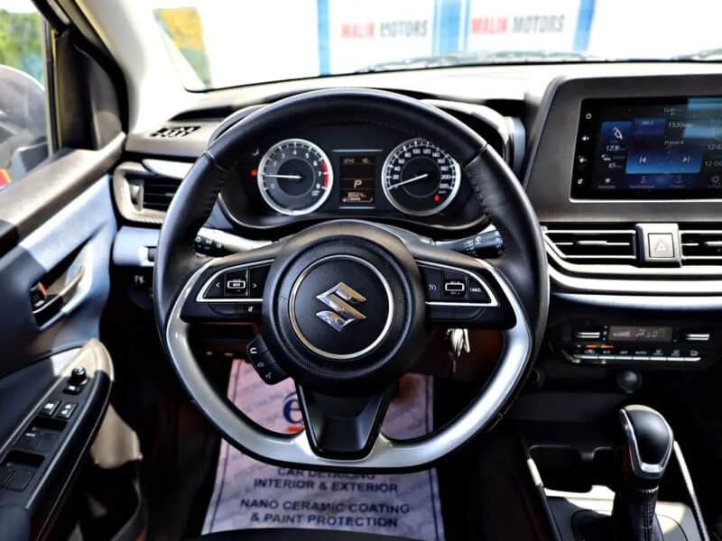 2024 Suzuki Baleno GLX 4 Cylinder Engine GCC Specs White Black