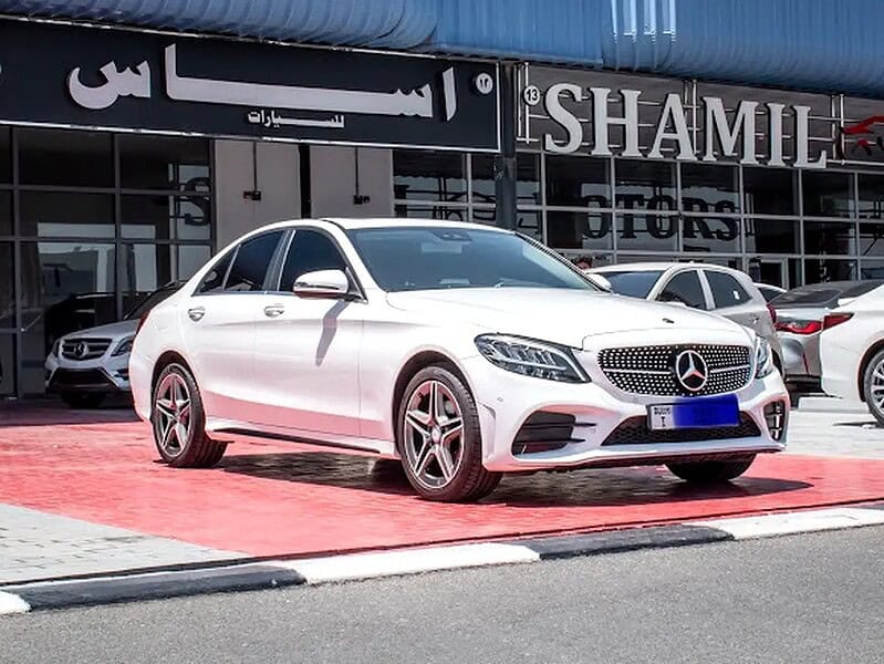 2020 Mercedes-Benz C-Class C200 Very Good Condition White Black