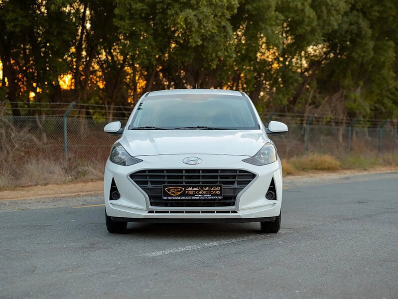2023 Hyundai Grand i10 Smart 1.2L 4 Cylinder Engine GCC White Grey
