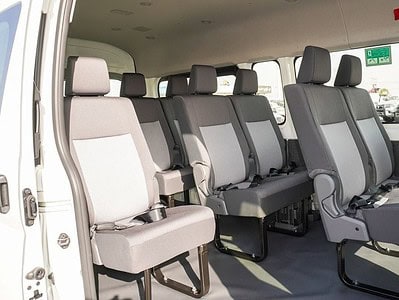 2025 Toyota HiAce 3.5L MT Petrol 6 Cylinder Engine GCC Specs White Beige