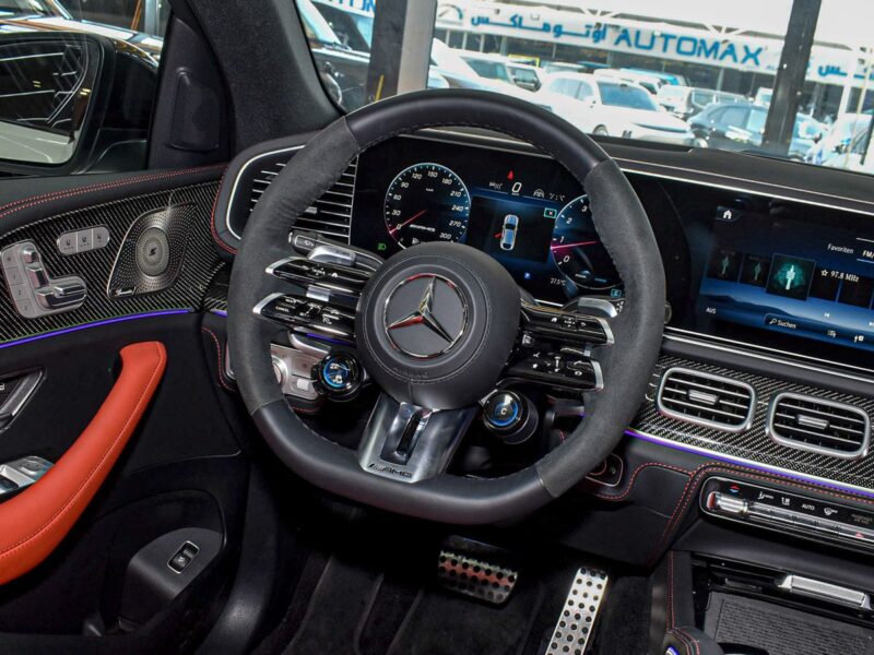 Mercedes Benz GLE 63 S AMG White V8 Biturbo Engine