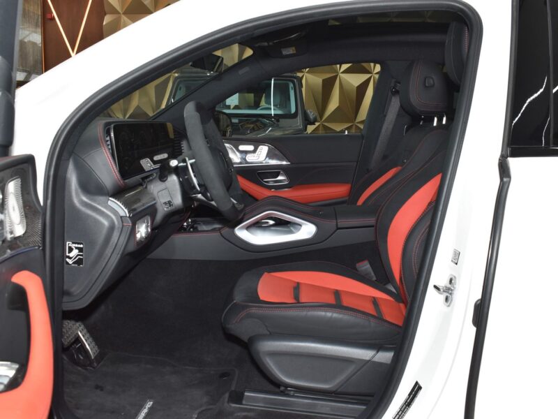 Mercedes Benz GLE 63 S AMG White V8 Biturbo Engine