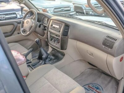 2007 Toyota Land Cruiser GX 4.5L 6 Cylinder Engine 2007 Manual Blue Beige