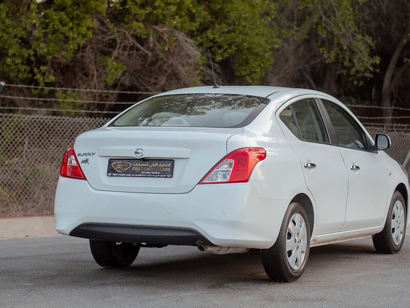 2023 Nissan Sunny SV 4 Cylinder Engine GCC Specs White Beige