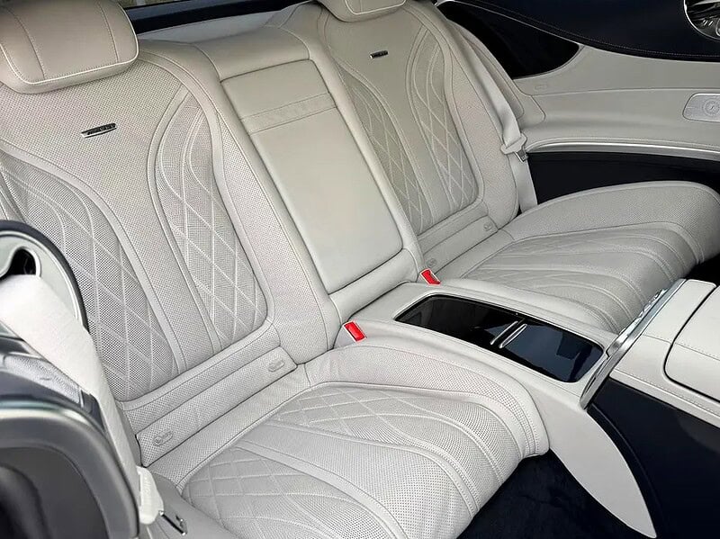 2015 Mercedes-Benz S-Class S 63 AMG Coupe 8 Cylinder Engine Blue Beige