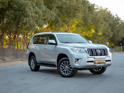 2019 Toyota Prado VXR 4 Cylinder Engine 4WD GCC Specs Silver Brown