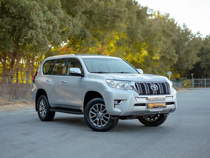 2019 Toyota Prado VXR 4 Cylinder Engine 4WD GCC Specs Silver Brown