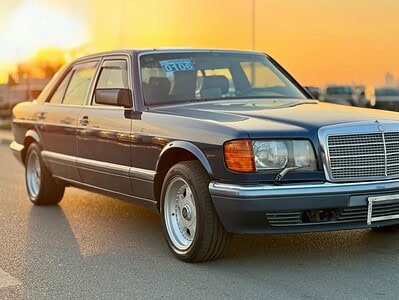 1989 Mercedes-Benz 560 SEL 5.6 liters V8 Engine Blue Black