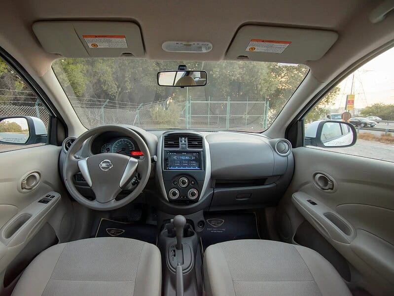 2023 Nissan Sunny SV 4 Cylinder Engine GCC Specs White Beige