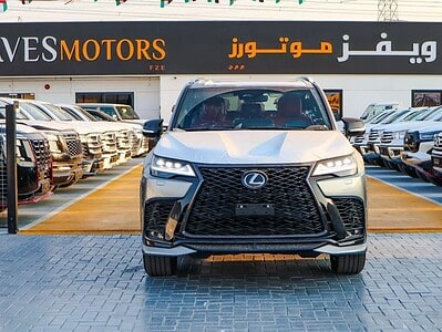 Lexus LX 600 F-Sport 3.5L 2025 Lexus LX 600 F-Sport Silver Red GCC Specs