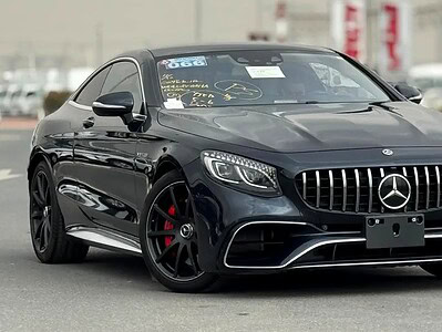 2015 Mercedes-Benz S-Class S 63 AMG Coupe 8 Cylinder Engine Blue Beige