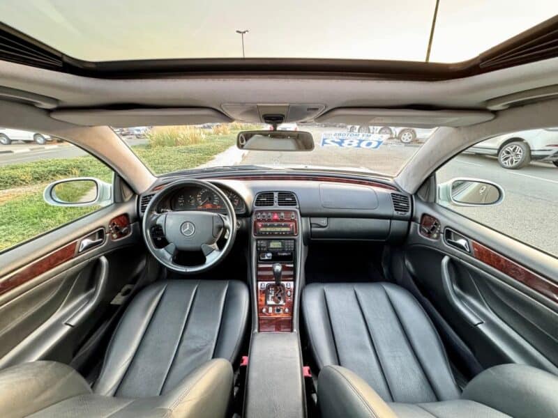 1999 Mercedes-Benz CLK 320 3.2 liters 6 Cylinders Engine Silver Grey