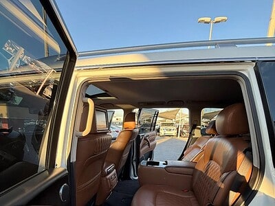 2020 Infiniti QX80 Excellence 5.6 litre 8 Cylinder Engine White Tan GCC Specs