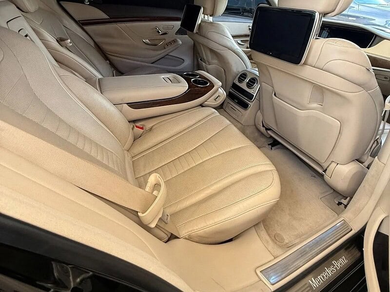 2017 Mercedes-Benz S 350 3.5 Litre 6 Cylinders Engine Black Beige