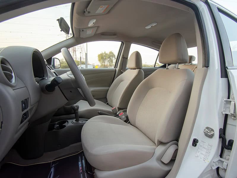 2023 Nissan Sunny SV 4 Cylinder Engine GCC Specs White Beige