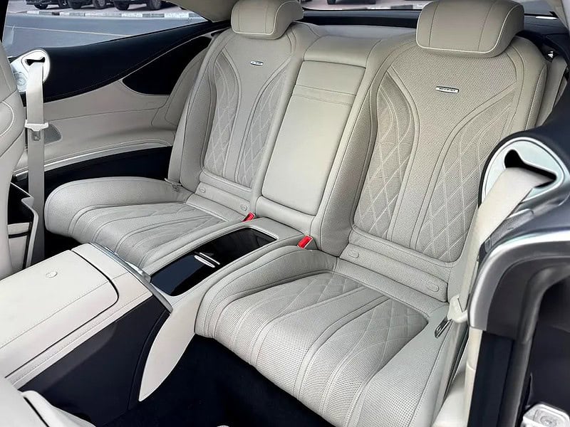 2015 Mercedes-Benz S-Class S 63 AMG Coupe 8 Cylinder Engine Blue Beige