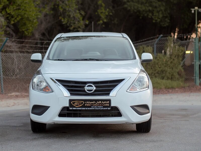 2023 Nissan Sunny SV 4 Cylinder Engine GCC Specs White Beige