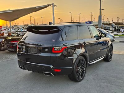 2021 Land Rover Range Rover Sport 3.0-liter engine 6 Cylinder Black Red