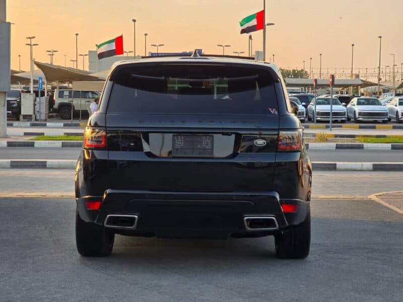 2021 Land Rover Range Rover Sport 3.0-liter engine 6 Cylinder Black Red