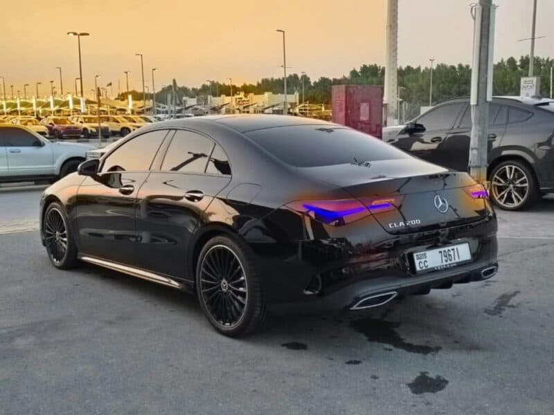 2024 Mercedes-Benz CLA 200 AMG 1.3-liter turbocharged 4 Cylinder Black Red