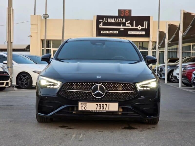 2024 Mercedes-Benz CLA 200 AMG 1.3-liter turbocharged 4 Cylinder Black Red