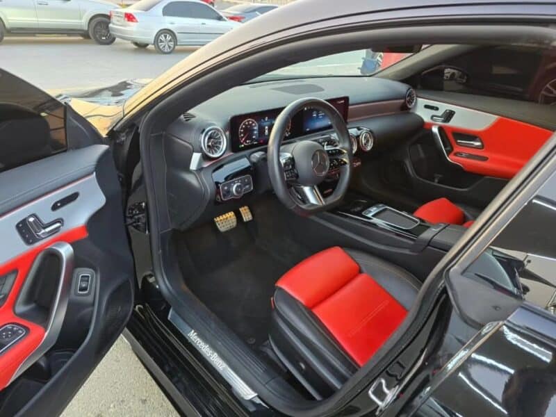 2024 Mercedes-Benz CLA 200 AMG 1.3-liter turbocharged 4 Cylinder Black Red