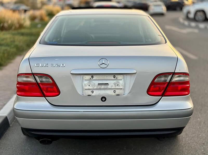 1999 Mercedes-Benz CLK 320 3.2 liters 6 Cylinders Engine Silver Grey