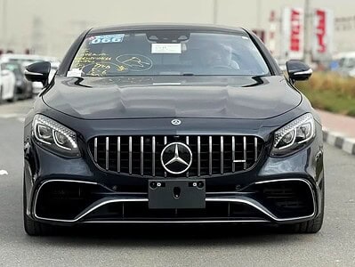 2015 Mercedes-Benz S-Class S 63 AMG Coupe 8 Cylinder Engine Blue Beige