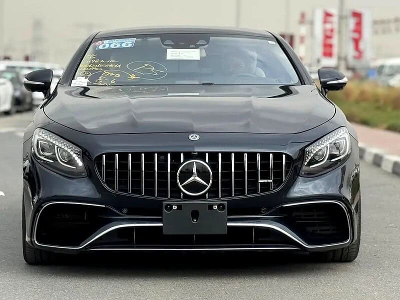 2015 Mercedes-Benz S-Class S 63 AMG Coupe 8 Cylinder Engine Blue Beige