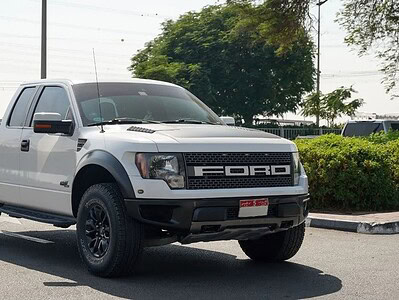 Ford Raptor SVT F-150 6.2L V8 2013 Perfect Condition White Black