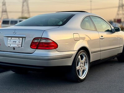 1999 Mercedes-Benz CLK 320 3.2 liters 6 Cylinders Engine Silver Grey