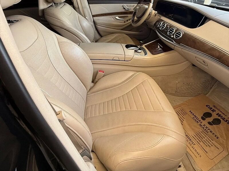 2017 Mercedes-Benz S 350 3.5 Litre 6 Cylinders Engine Black Beige