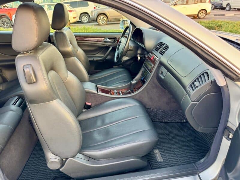 1999 Mercedes-Benz CLK 320 3.2 liters 6 Cylinders Engine Silver Grey