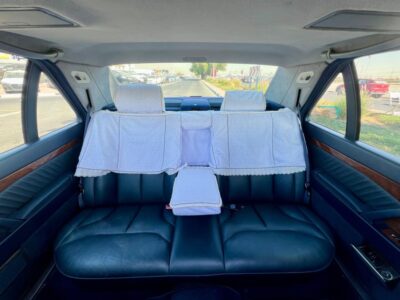 1992 Mercedes-Benz 500 SEL 5.0 liters 8 Cylinders Engine Blue Black