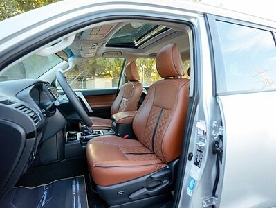 2019 Toyota Prado VXR 4 Cylinder Engine 4WD GCC Specs Silver Brown