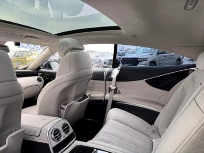 2015 Mercedes-Benz S-Class S 63 AMG Coupe 8 Cylinder Engine Blue Beige