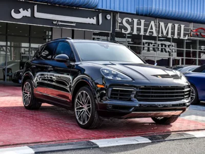 2019 Porsche Cayenne Coupe 6 Cylinders Engine Black Red SUV