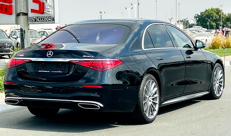 2022 Mercedes-Benz S-Class S 580 8 Cylinders Engine Black Sedan