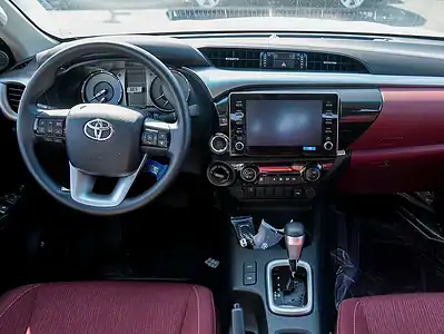 2025 Toyota Hilux GLX S 4 Cylinder Engine White Burgundy GCC