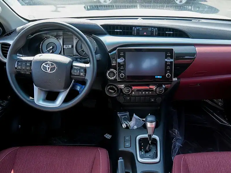 2025 Toyota Hilux GLX S 4 Cylinder Engine White Burgundy GCC