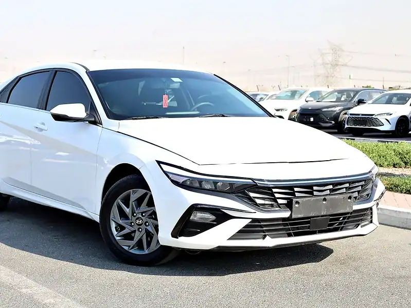 2024 Hyundai Elantra Other 4 Cylinder Engine GCC Specs White Black