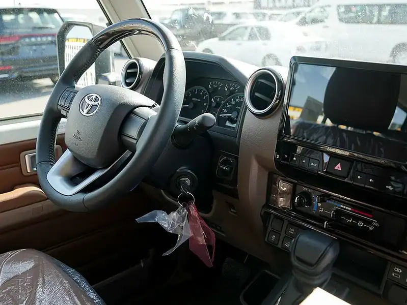 2025 Toyota Land Cruiser LX V6 Engine Petrol GCC White Brown