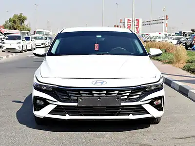 2024 Hyundai Elantra Other 4 Cylinder Engine GCC Specs White Black