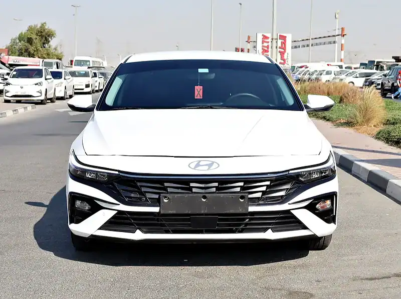 2024 Hyundai Elantra Other 4 Cylinder Engine GCC Specs White Black