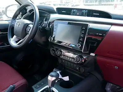 2025 Toyota Hilux GLX S 4 Cylinder Engine White Burgundy GCC