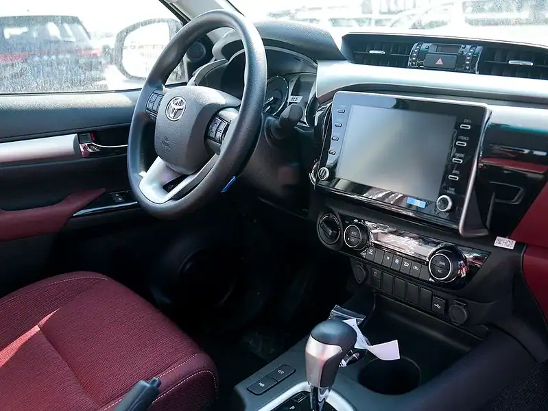 2025 Toyota Hilux GLX S 4 Cylinder Engine White Burgundy GCC