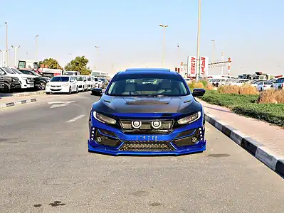 2020 Honda Civic RS TURBO FULLY MODIFIED Blue Beige GCC Specs