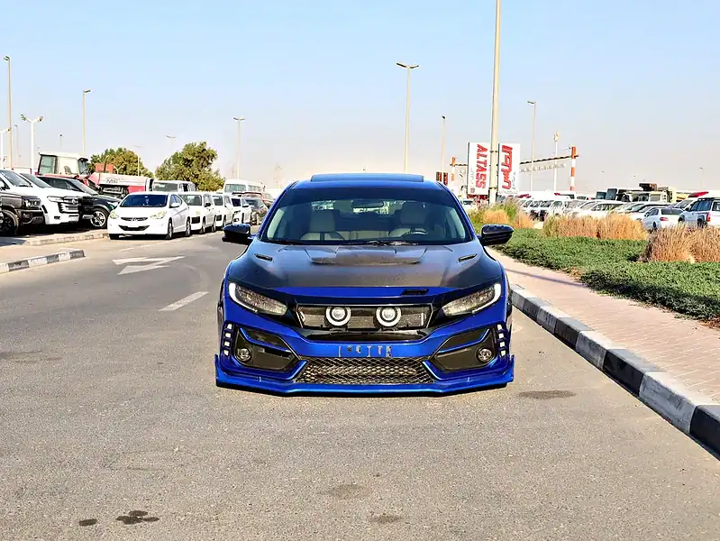 2020 Honda Civic RS TURBO FULLY MODIFIED Blue Beige GCC Specs