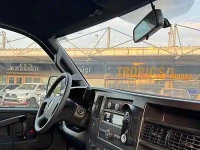 2024 GMC Savana 6.6 litre V8 Engine Petrol GCC Specs White Black